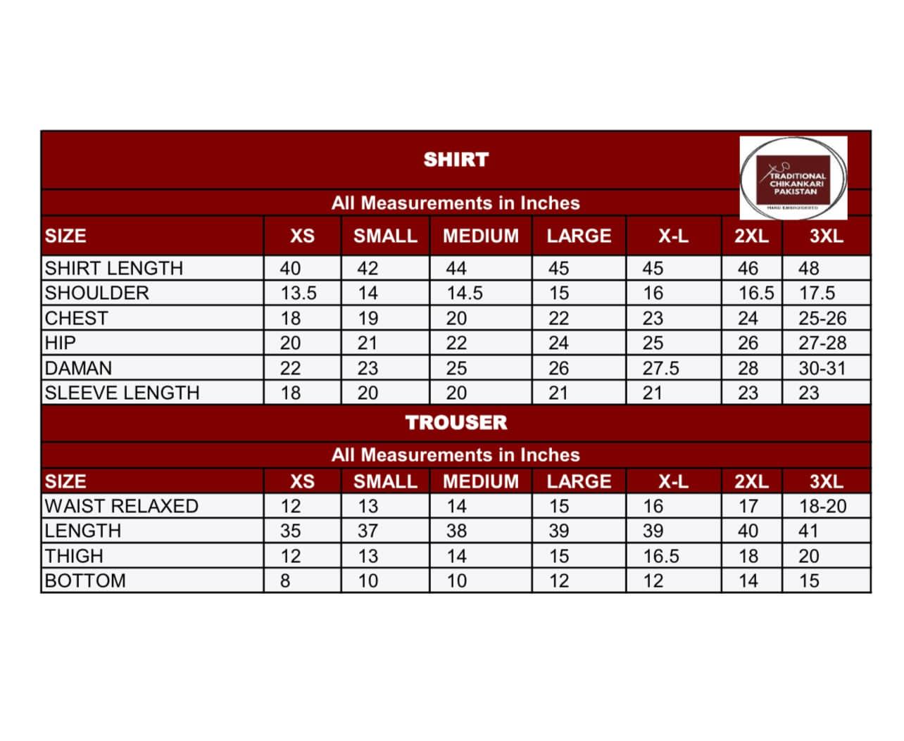 EGG WHITE 3 PIECE CHIKANKARI SET
