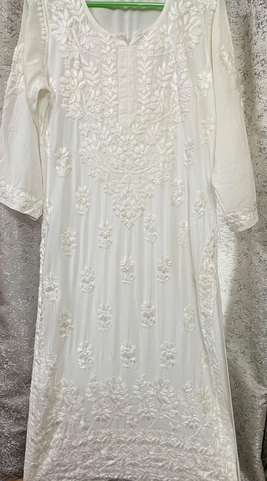 LUXURIOUS WHITE KURTA AND PALAZO SET