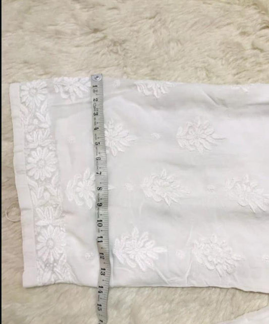 HAND EMBROIDERED CHIKANKARI PALAZO