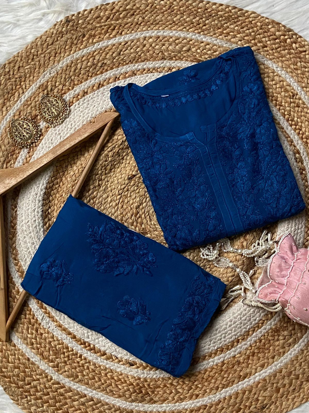 2 PIECE HAND EMBROIDERED SUIT