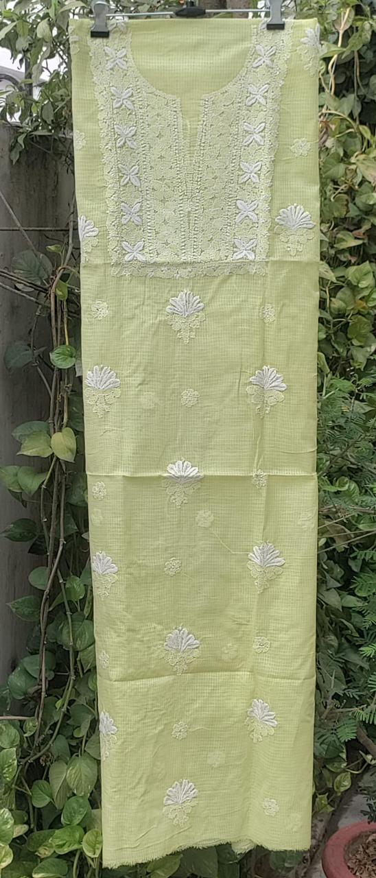 UNSTITCHED 2 PIECE HAND EMBRIODERED