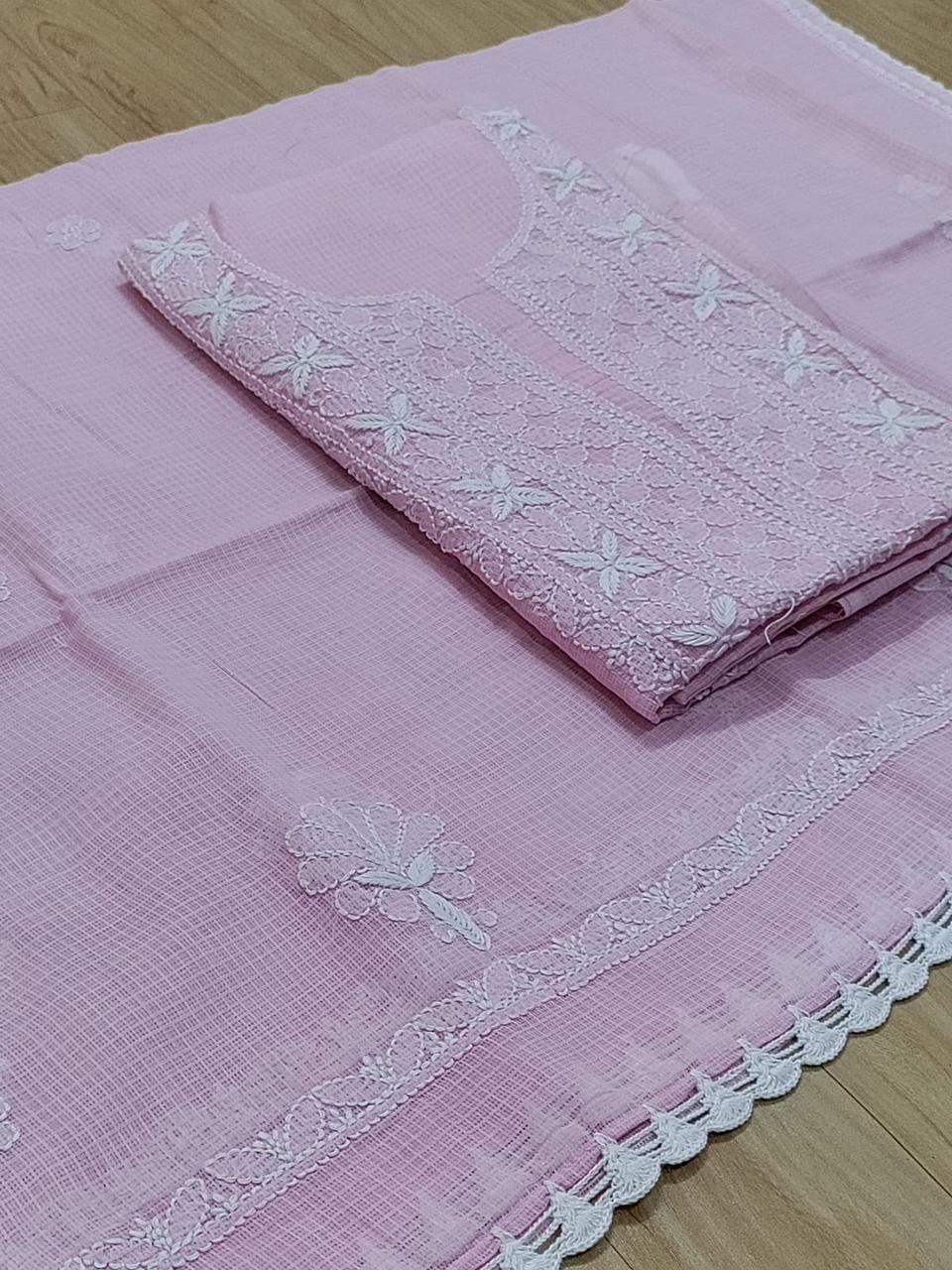 UNSTITCHED 2 PIECE HAND EMBRIODERED