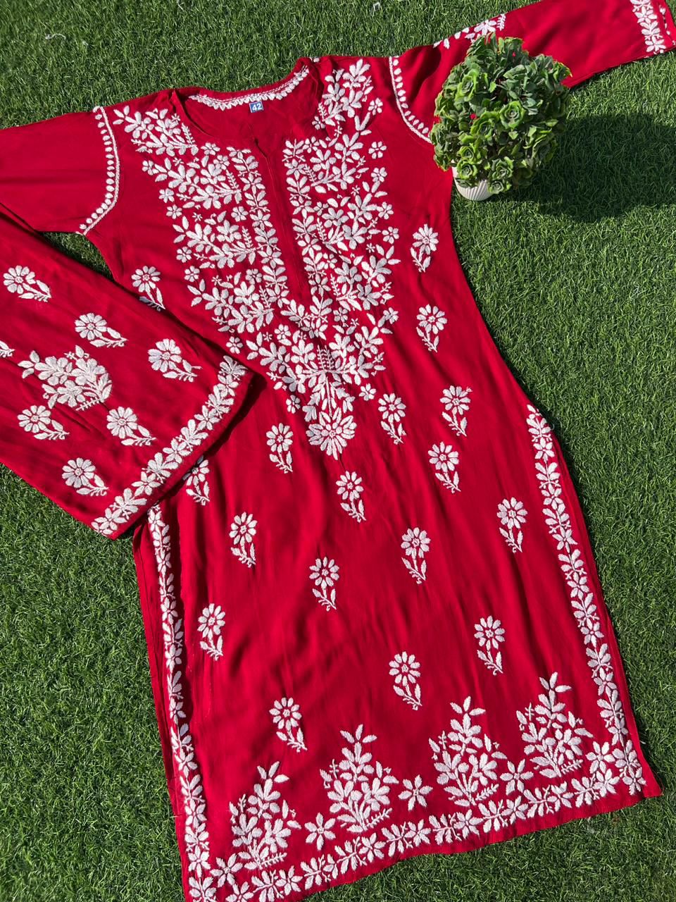 2 PIECE HAND EMBROIDERED SUIT