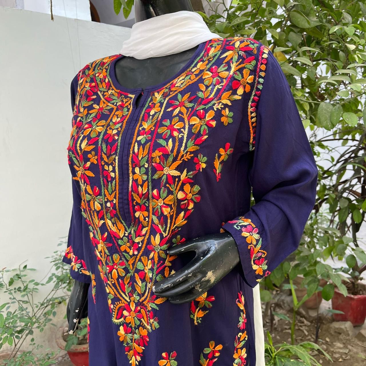 MULTICOLOURED LAWN KURTA