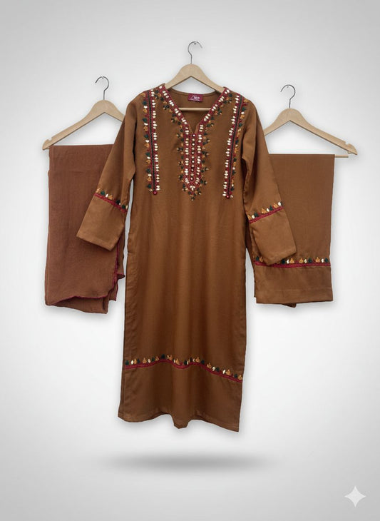 Winter Marina 3-Piece Suit –Camel Brown