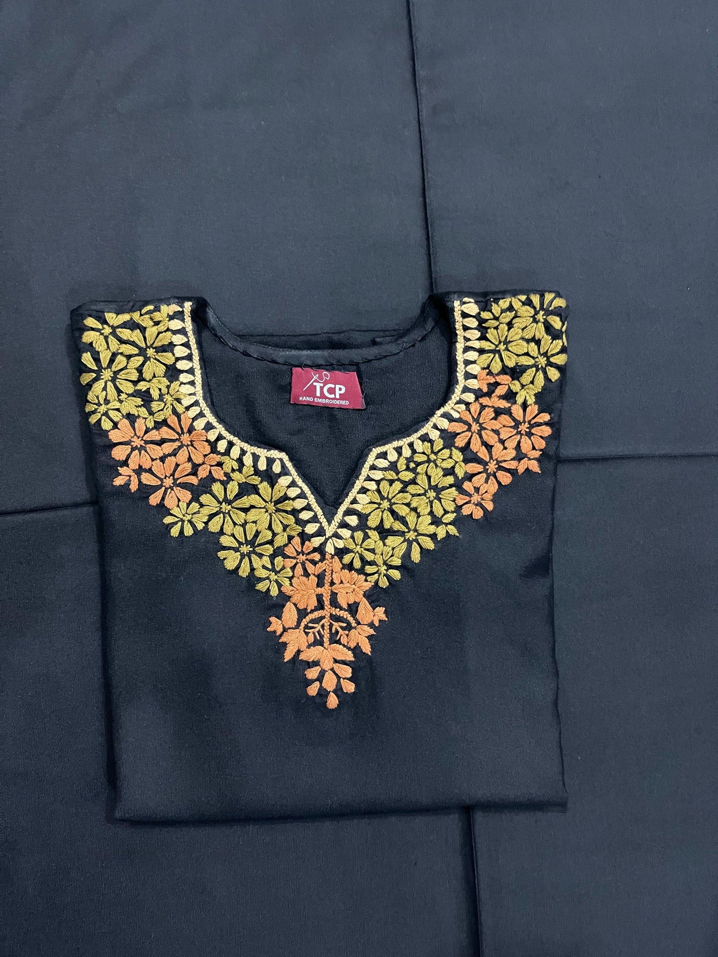 Black Kashmiri Pheran Kurti