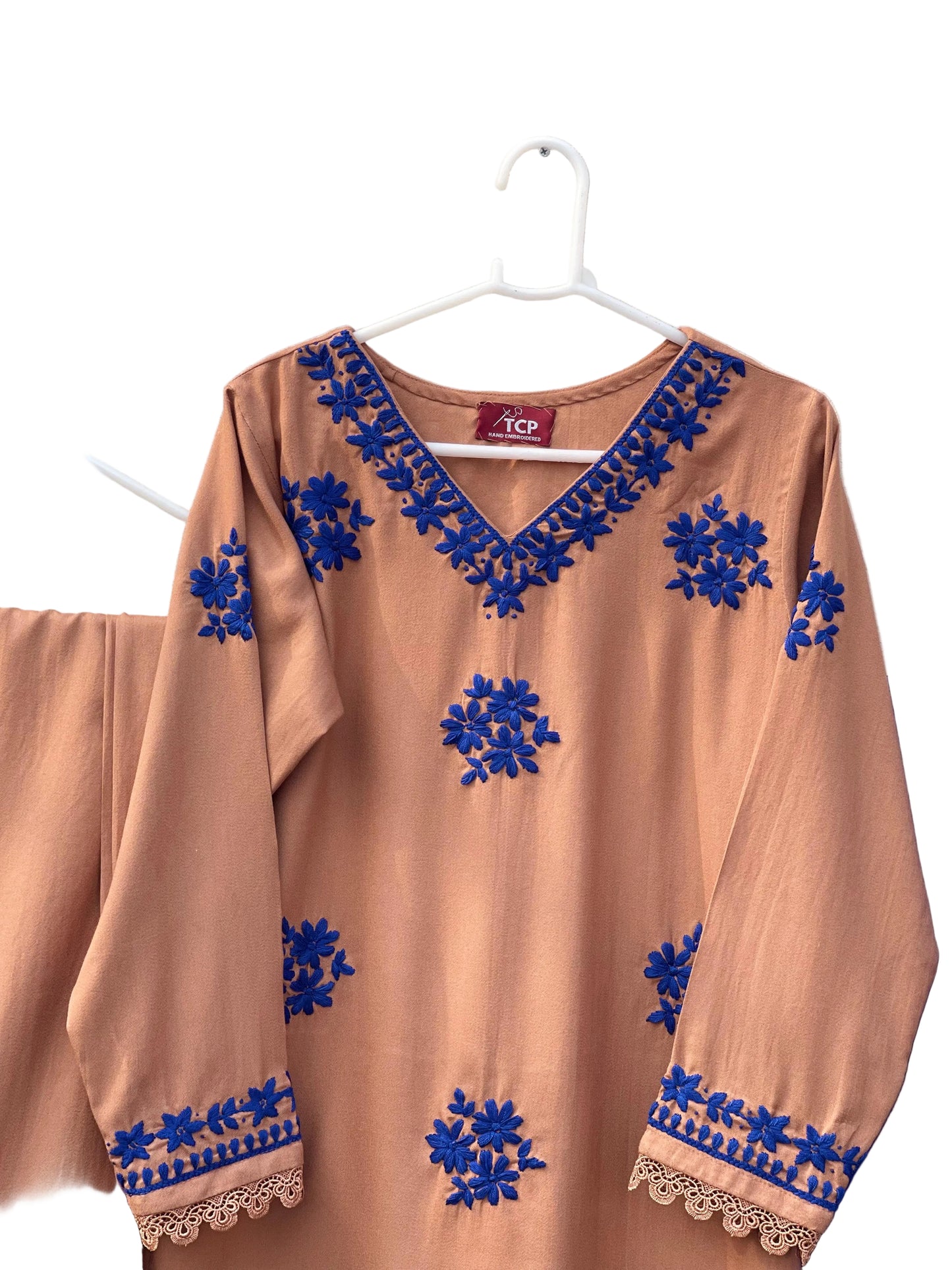 Desert Brown –Hand Embroidered 3-Piece Suit