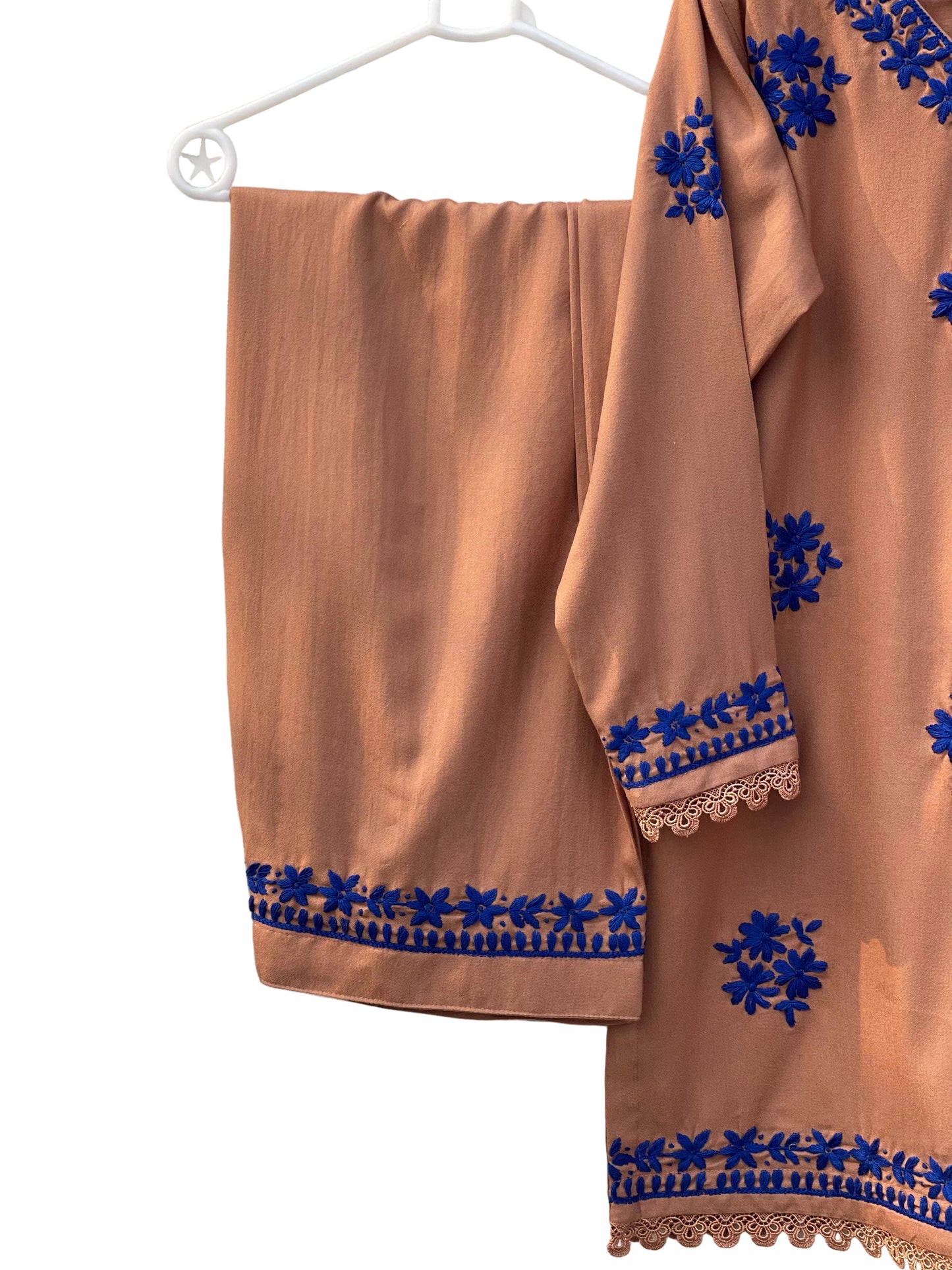 Desert Brown –Hand Embroidered 3-Piece Suit