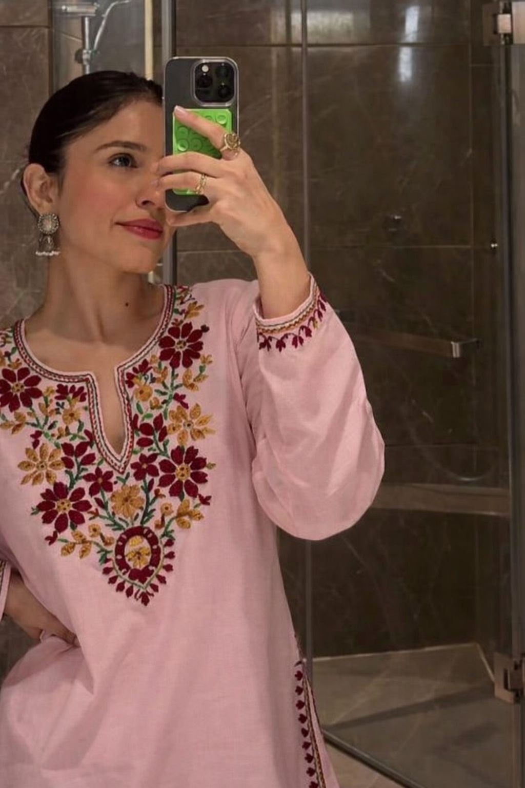 KASHMIRI HAND EMBROIDERED 3 PIECE