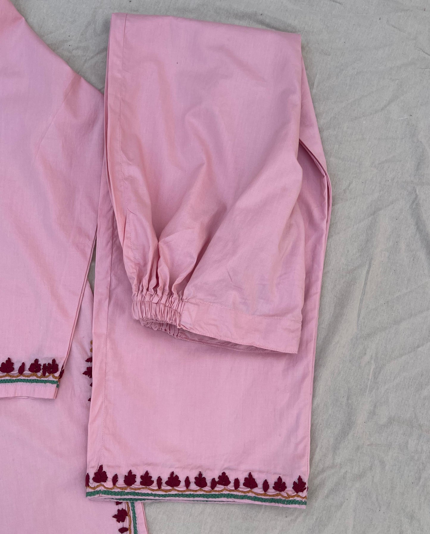 KASHMIRI HAND EMBROIDERED 3 PIECE