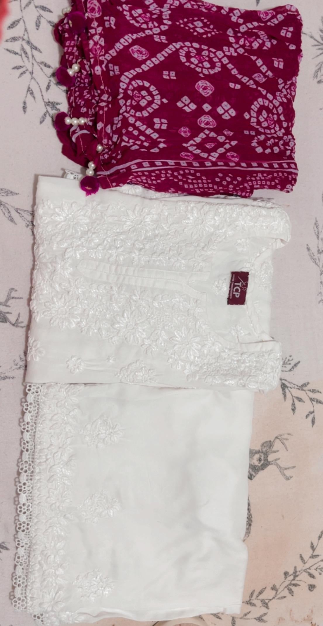 Heavy Embroidered ChickenQari Set