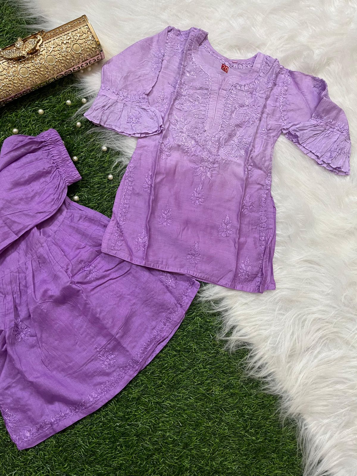 KIDS 2 PIECE GHARARA SET