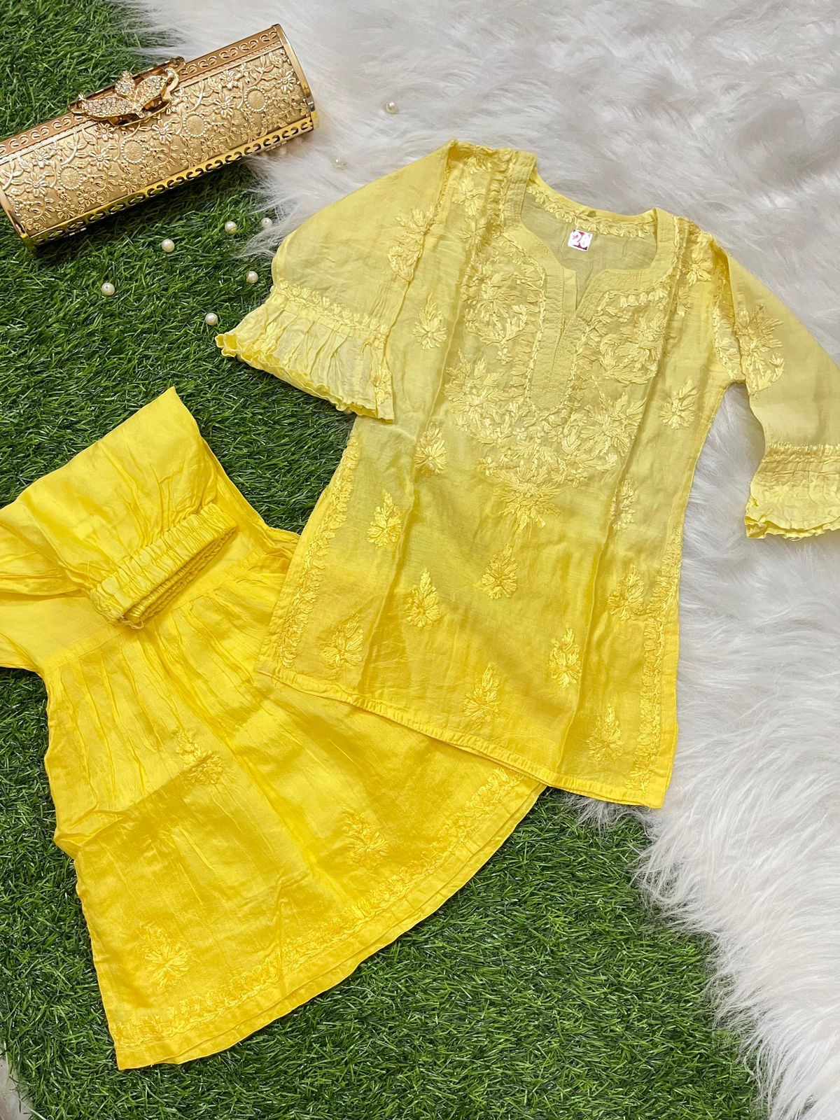 KIDS 2 PIECE GHARARA SET