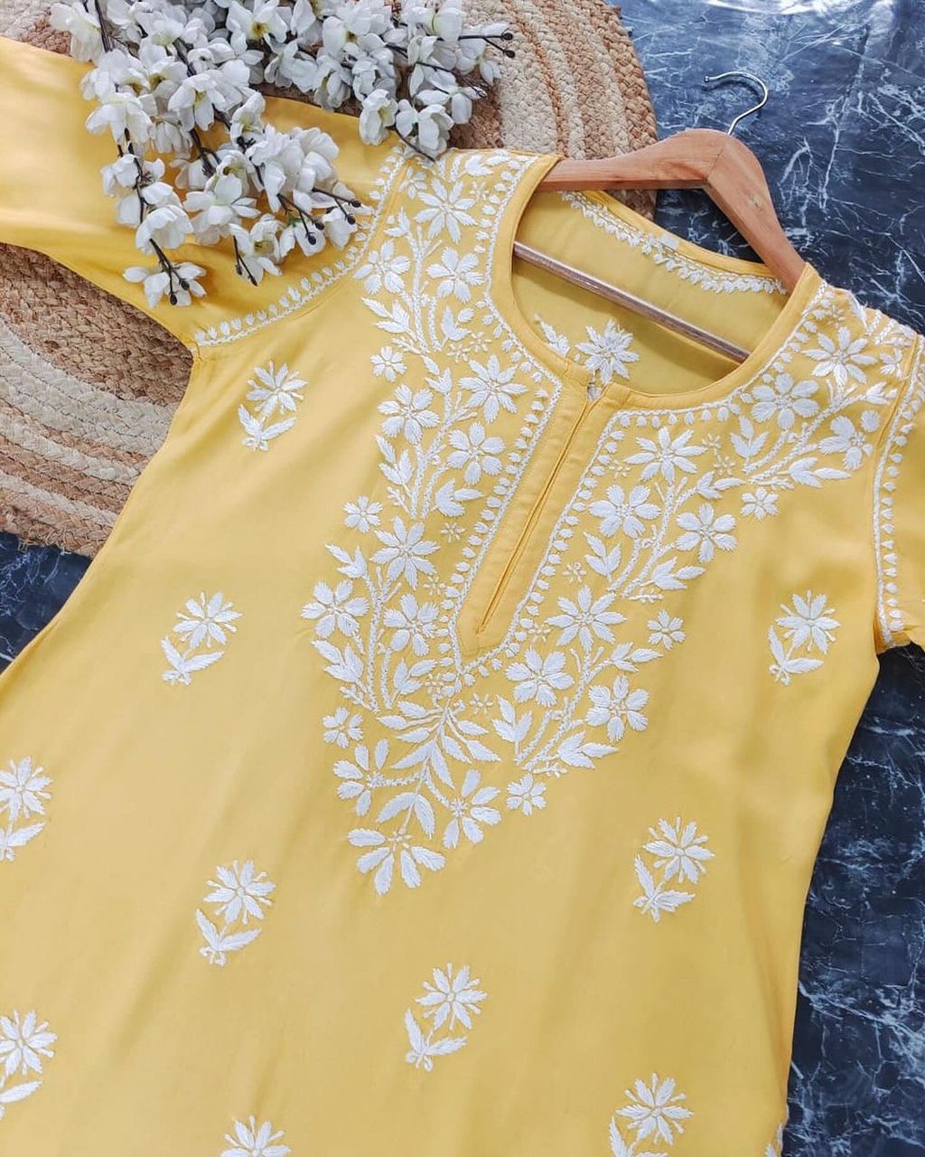 HAND EMBROIDERED KURTA