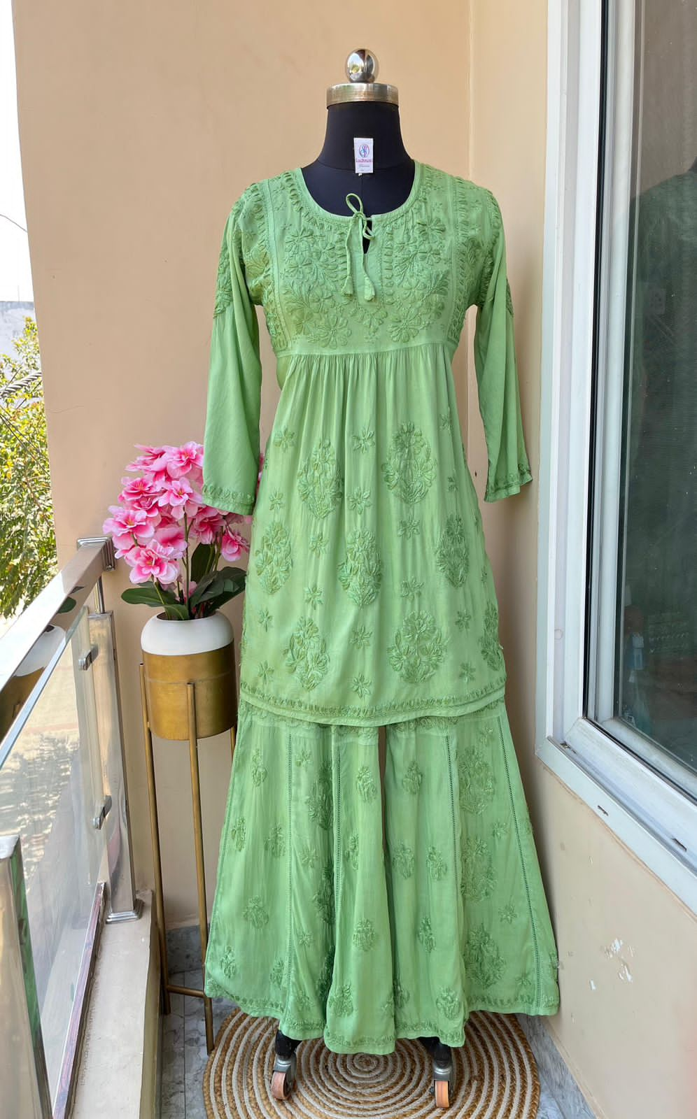 2 PIECE GEORGETTE GHARARA SET