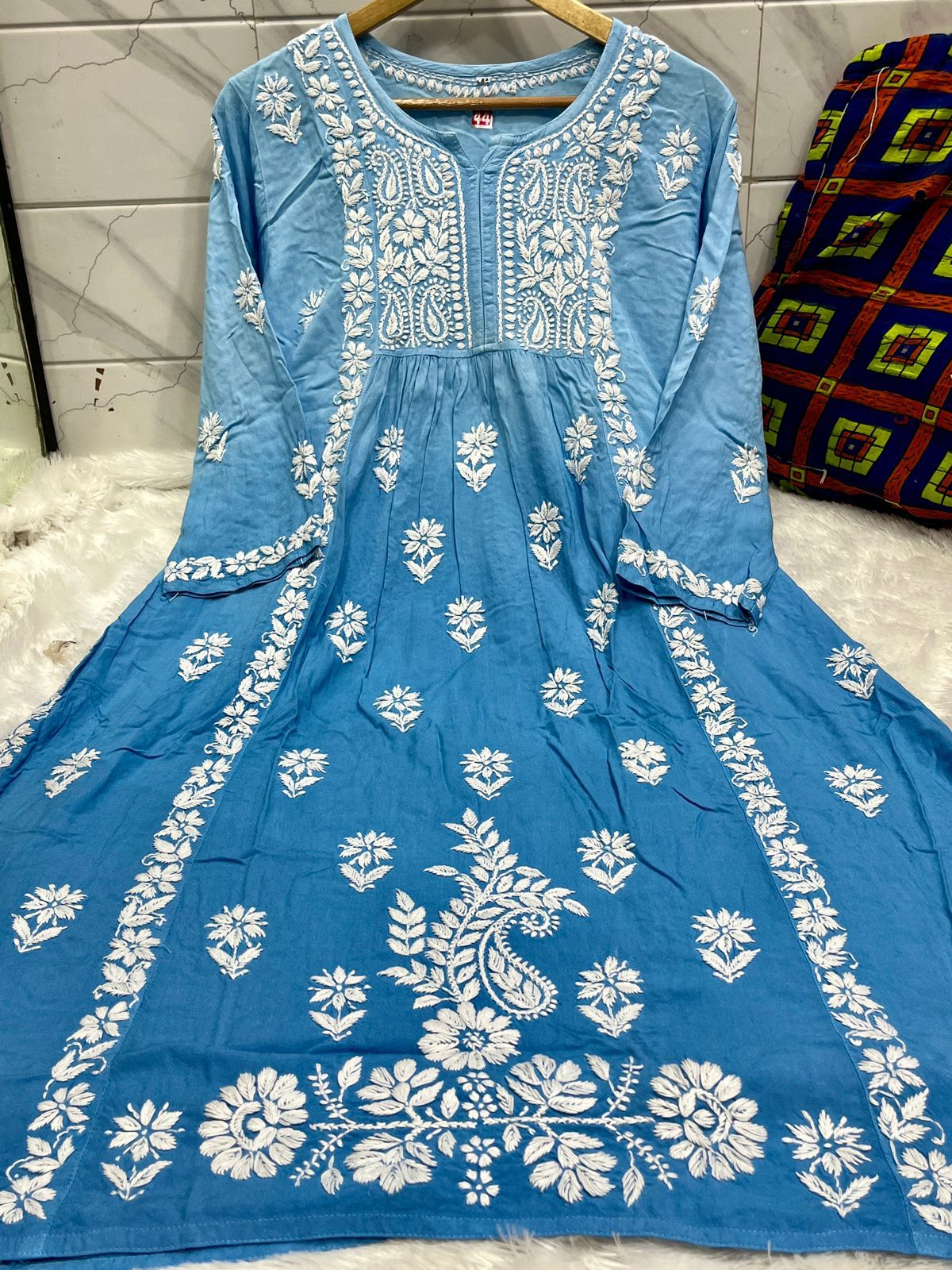 CHIKANKARI LONG FROCKS