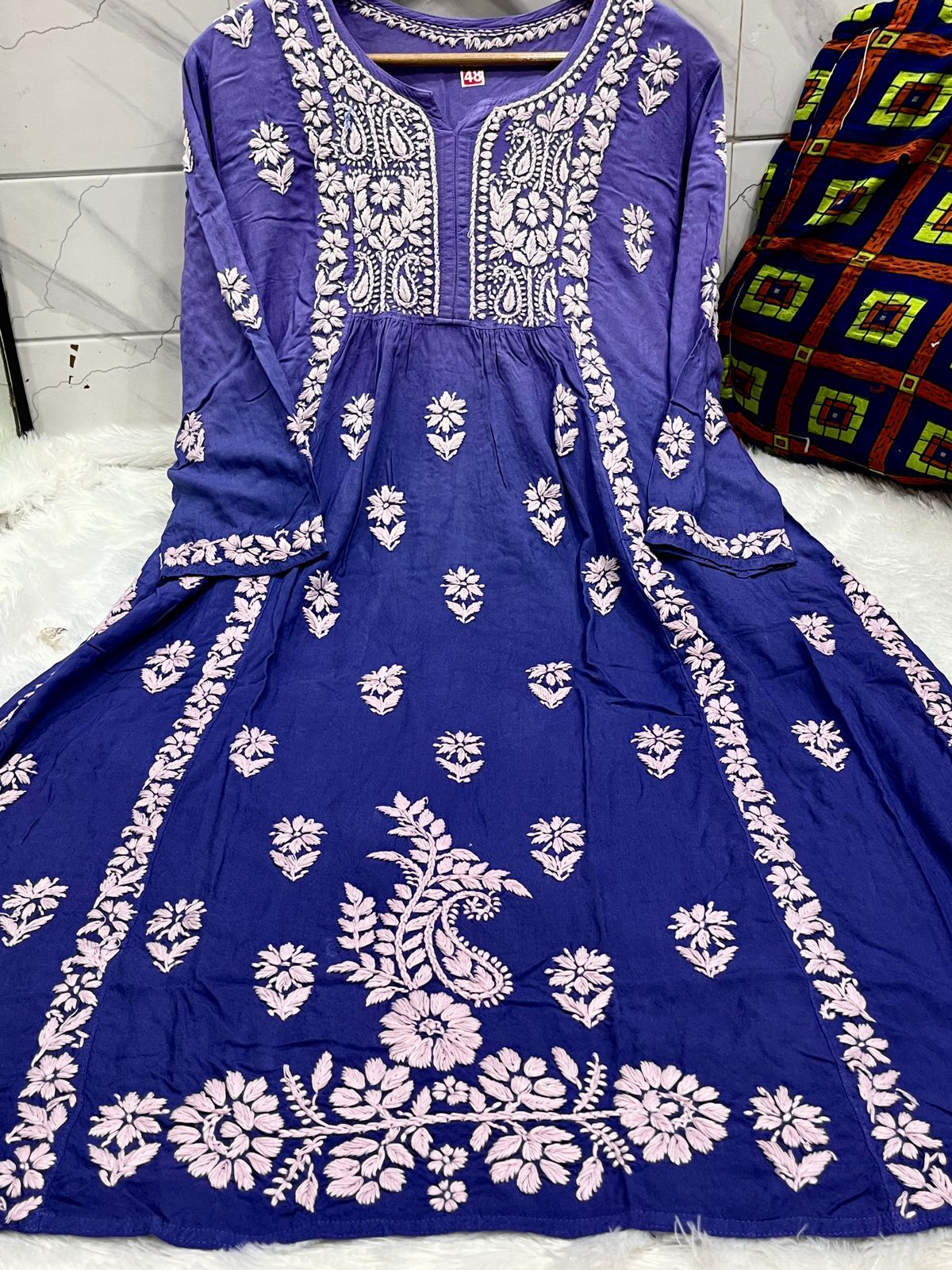 CHIKANKARI LONG FROCKS