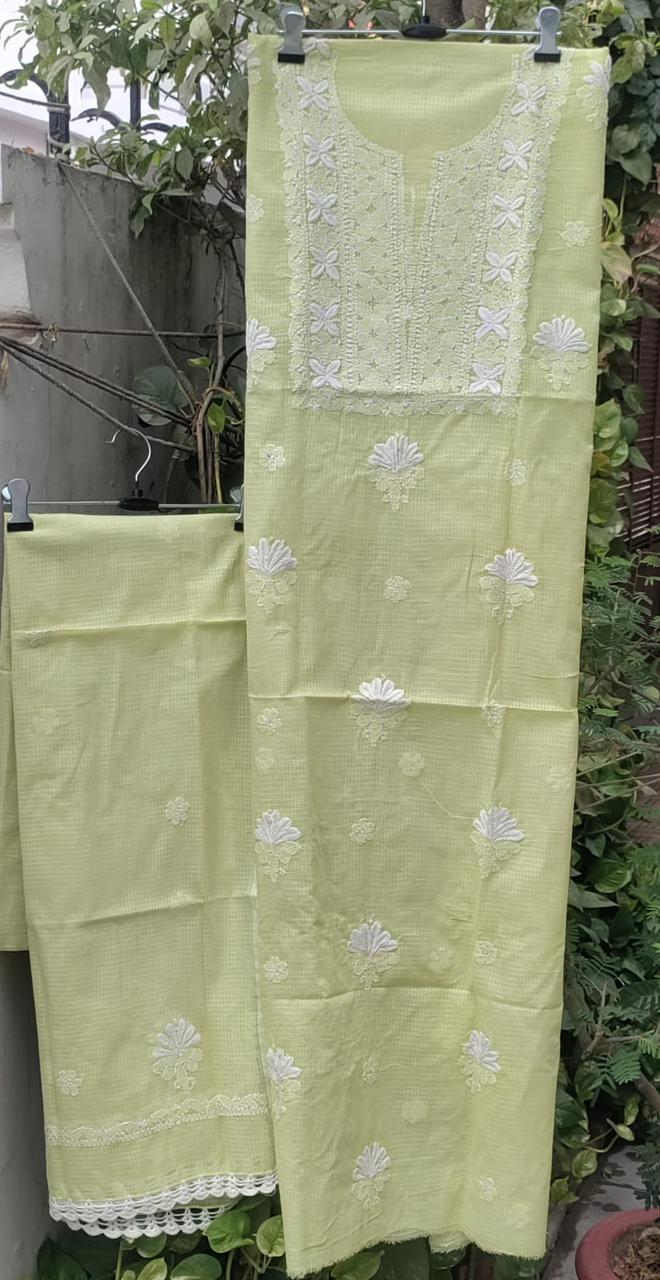 UNSTITCHED 2 PIECE HAND EMBRIODERED