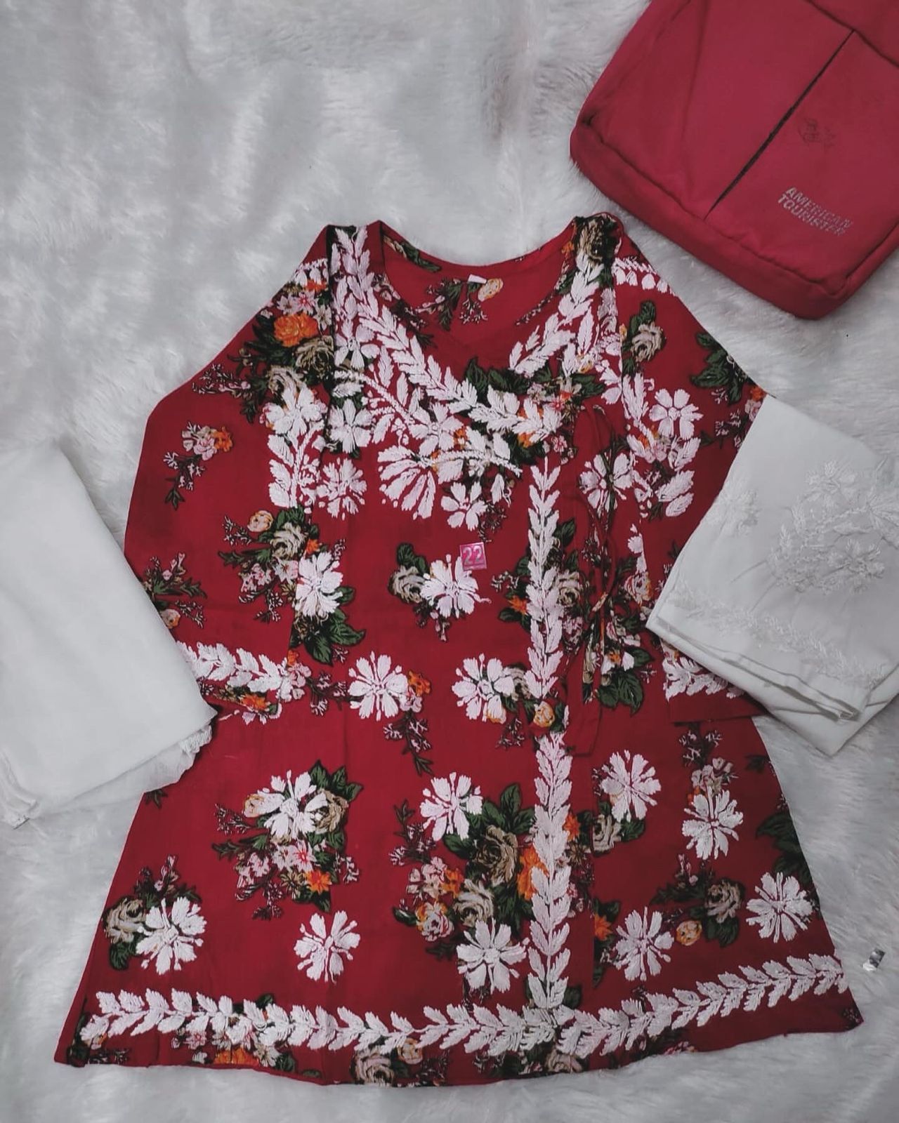 ANARKALI FROCK SET 3 PIECE