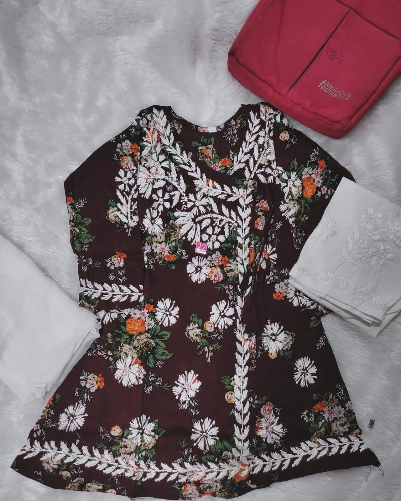 ANARKALI FROCK SET 3 PIECE