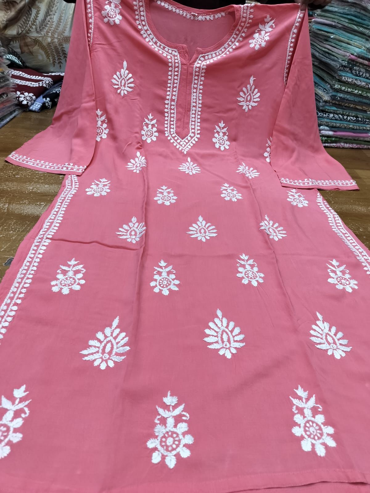 HAND EMBRIODRED LAWN KURTAS