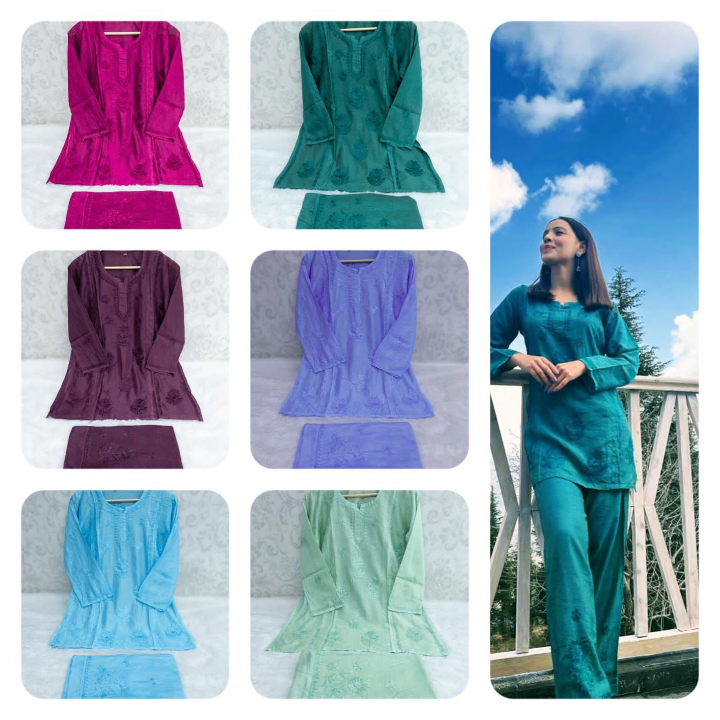 HAND EMBROIDERED CO-ORD SETS