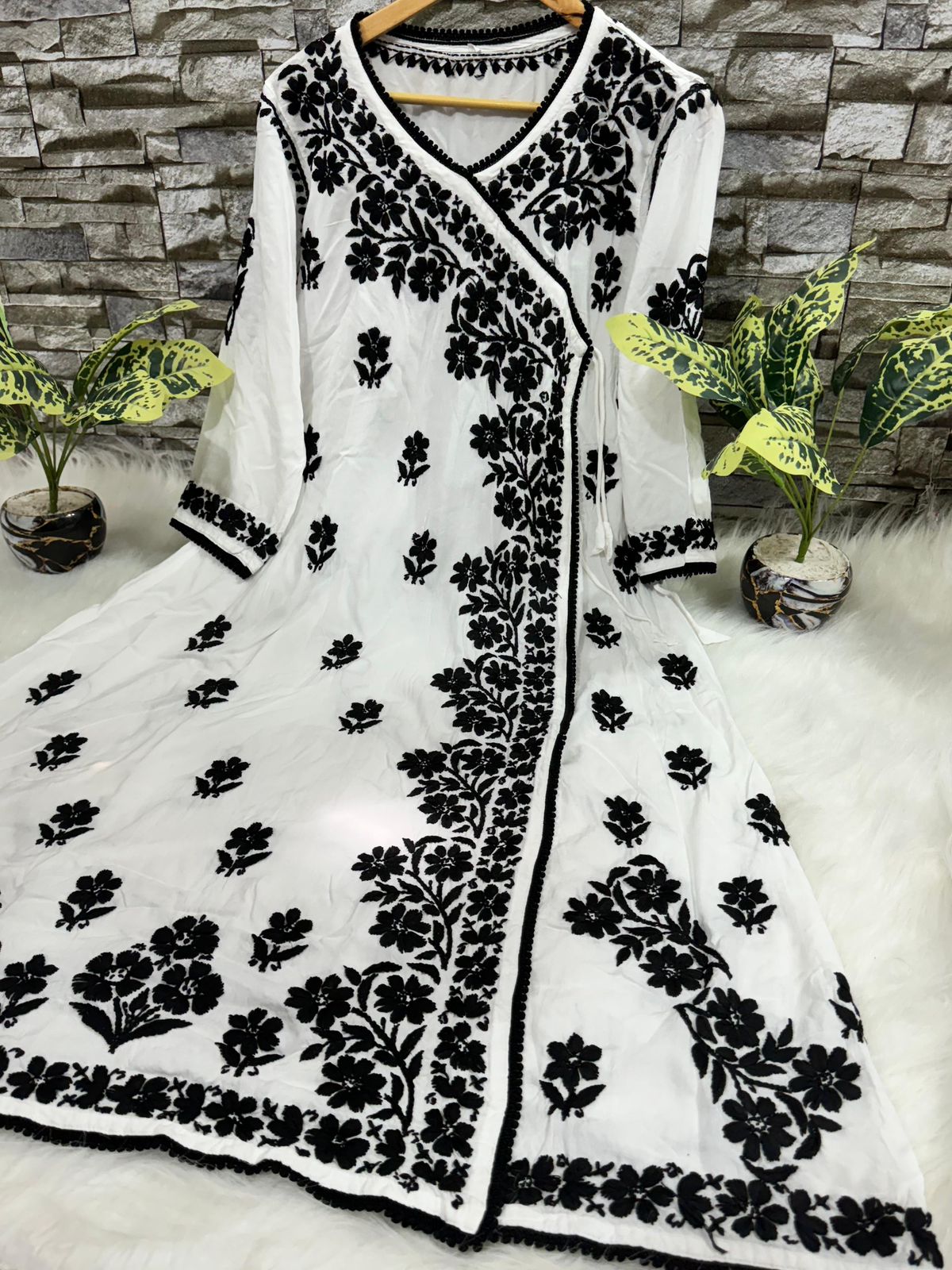 CHIKANKARI LONG FROCKS