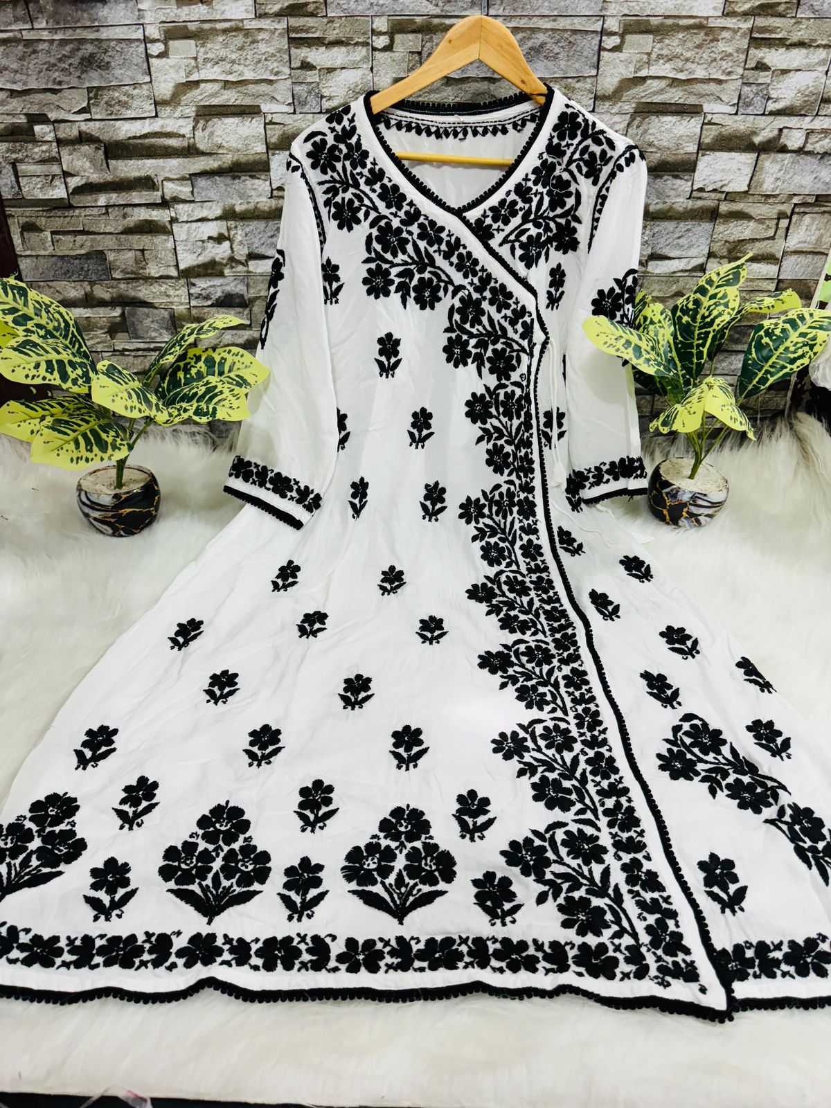 CHIKANKARI LONG FROCKS