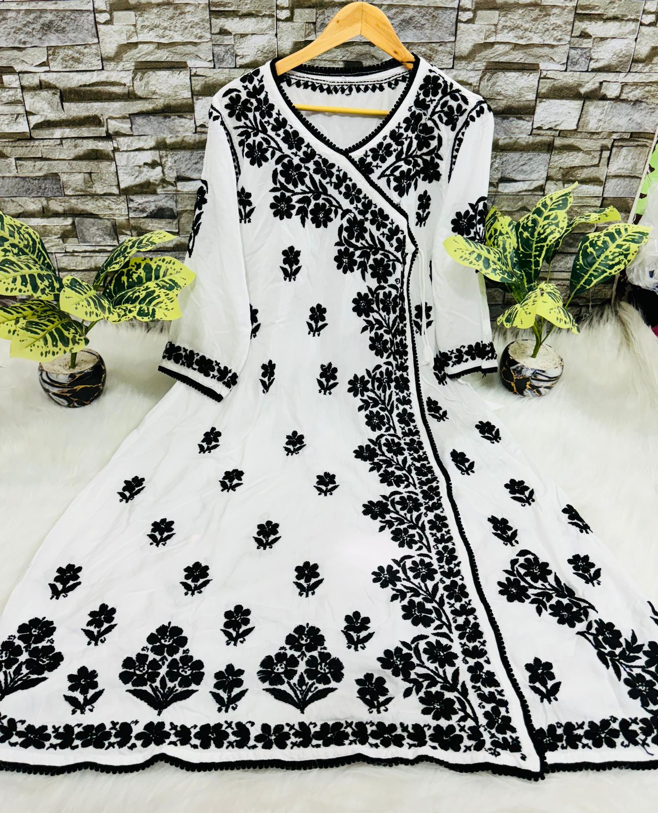 CHIKANKARI LONG FROCKS