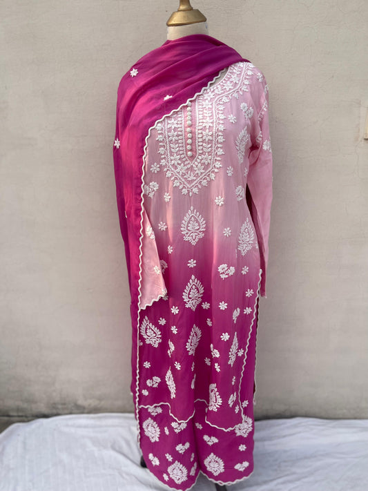 Ombrio Shade Georgette 3-piece suit