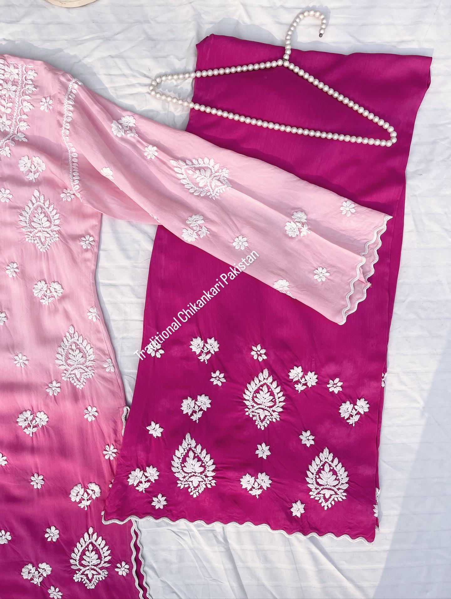 Ombrio Shade Georgette 3-piece suit