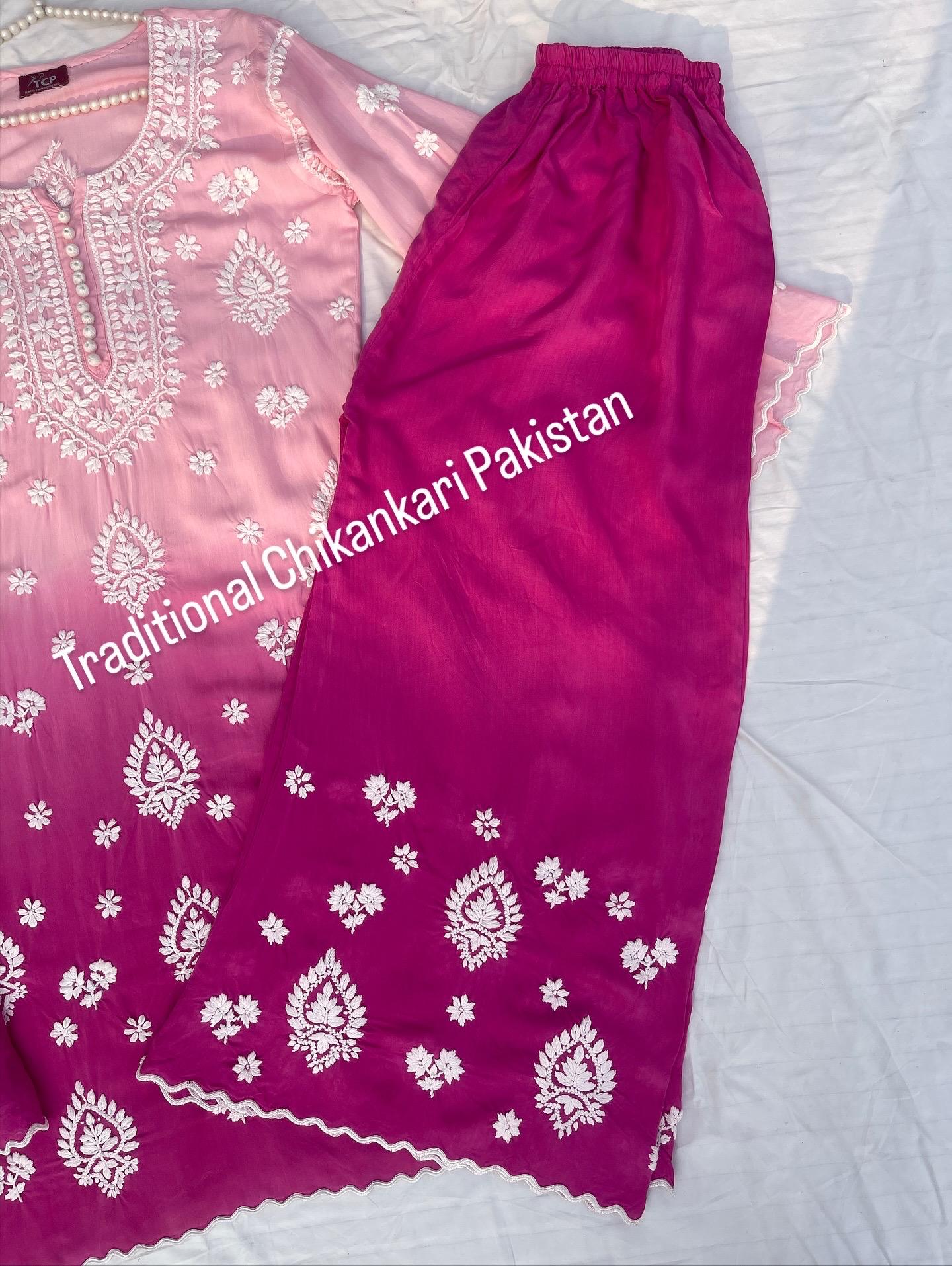 Ombrio Shade Georgette 3-piece suit