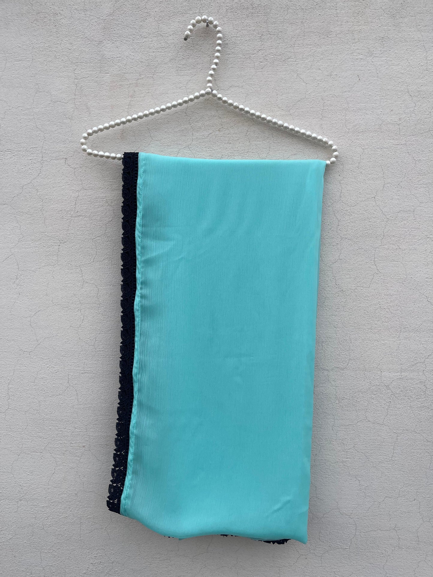 Jet Black Hand-Embroidered Cotton Suit – 3 Piece