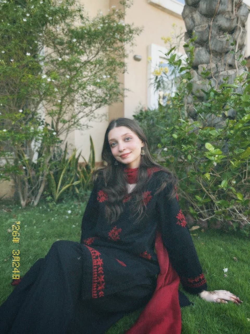 Black Shalwar Suit Handmade 3pc