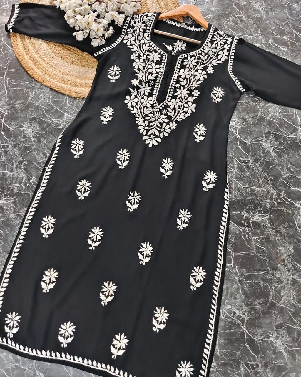 HAND EMBROIDERED KURTA