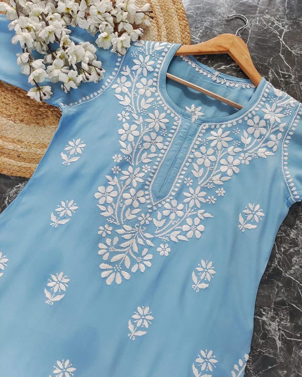 HAND EMBROIDERED KURTA