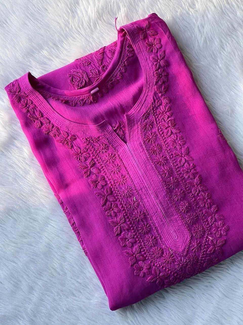 PREMIUM PURE GEORGETTE KURTIES