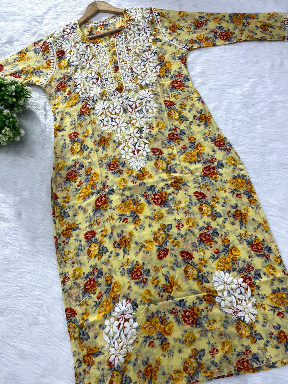 HAND EMBRIODRED LAWN KURTAS