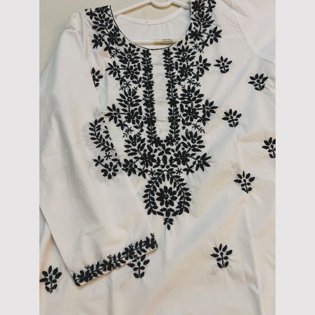 HAND EMBRIODRED COTTON KURTAS