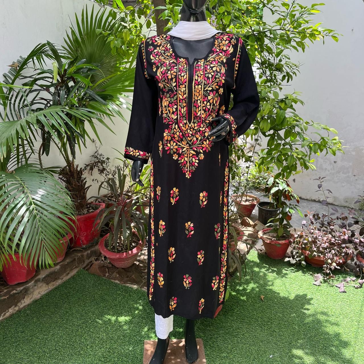 MULTICOLOURED COTTON KURTA