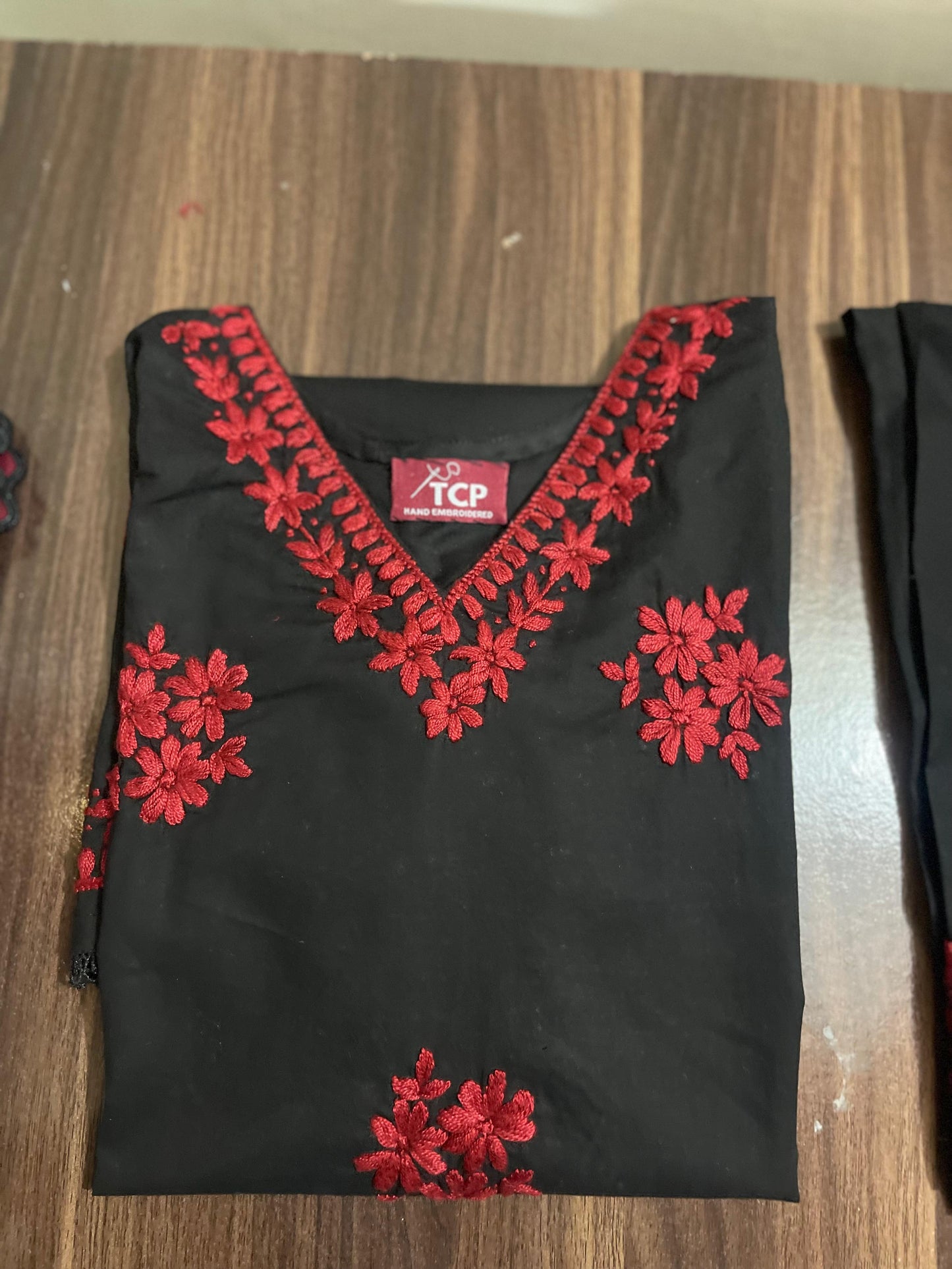 Black Shalwar Suit Handmade 3pc