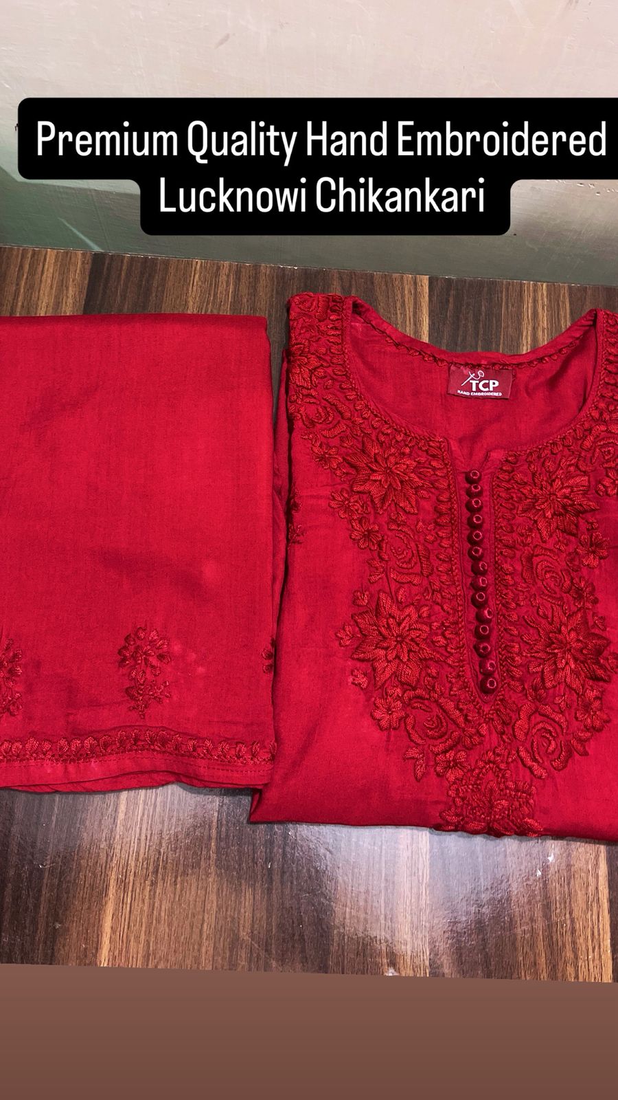 MAROON BEST SELLING  3 PIECE LINEN SET